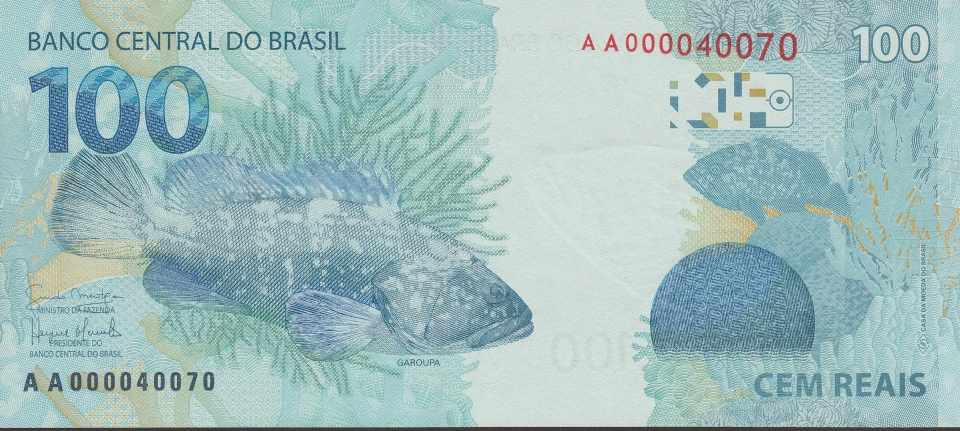 Imagem do verso da cédula