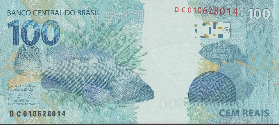 Imagem do verso da cédula