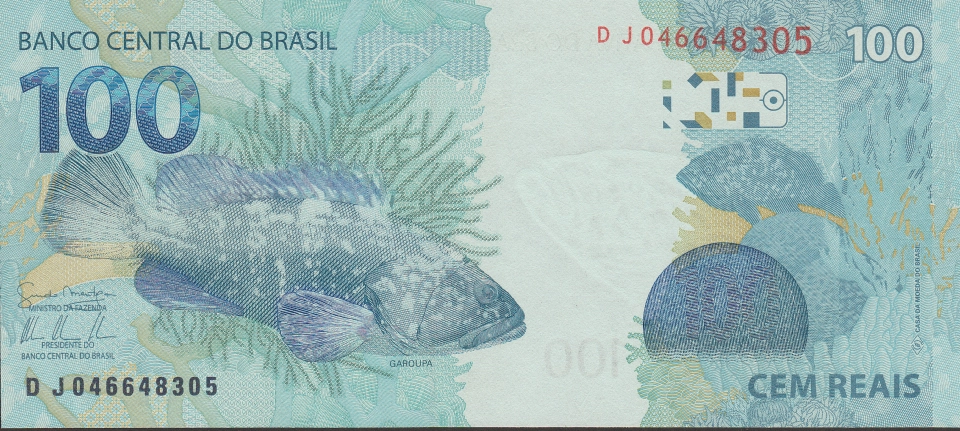 Imagem do verso da cédula