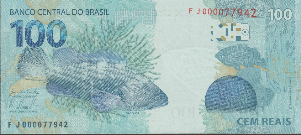 Imagem do verso da cédula