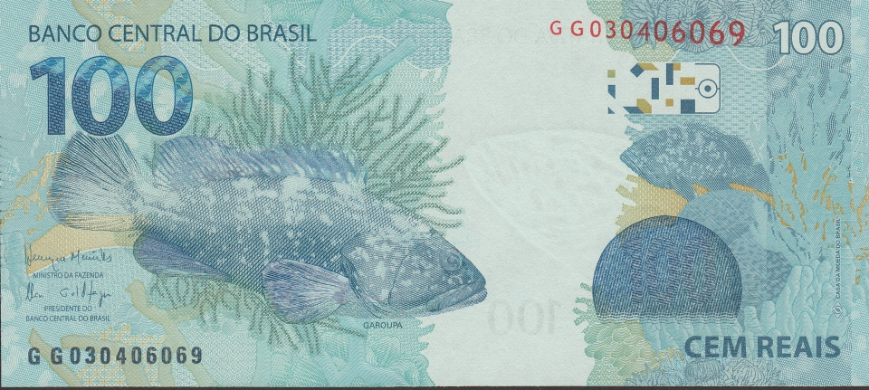 Imagem do verso da cédula