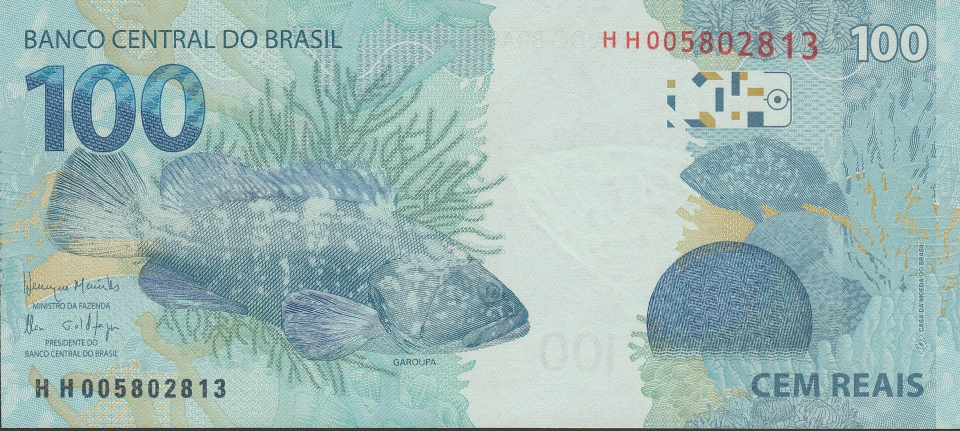 Imagem do verso da cédula