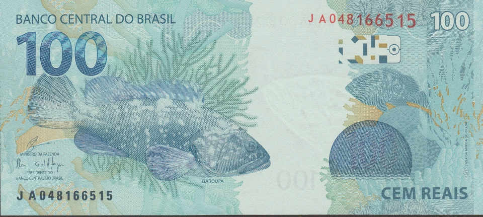 Imagem do verso da cédula