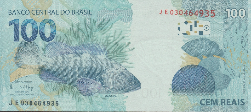 Imagem do verso da cédula