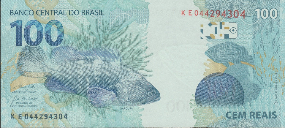 Imagem do verso da cédula