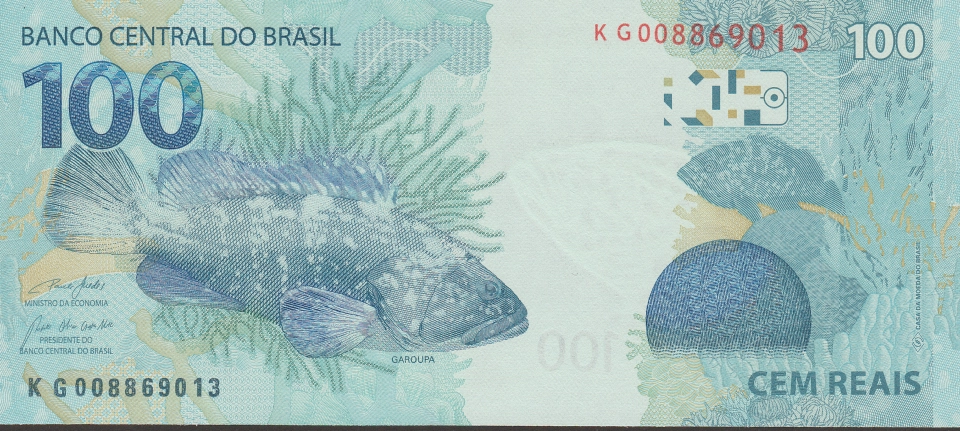 Imagem do verso da cédula