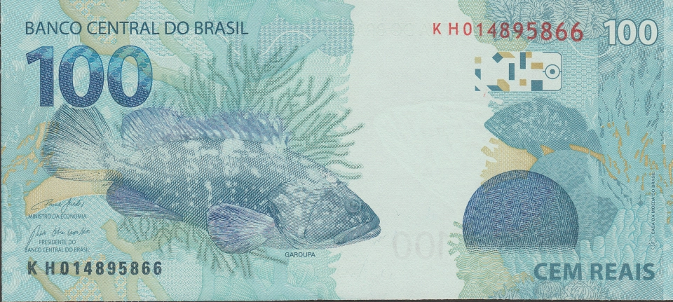Imagem do verso da cédula