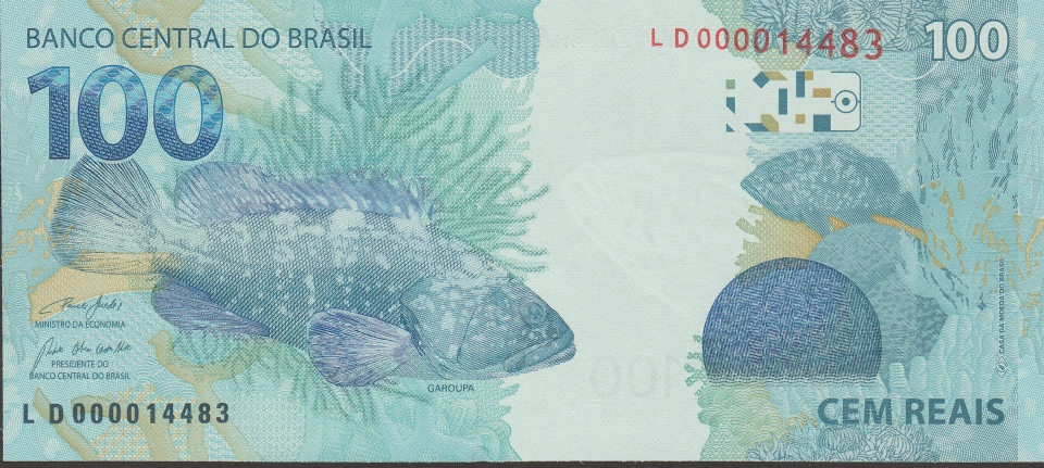 Imagem do verso da cédula