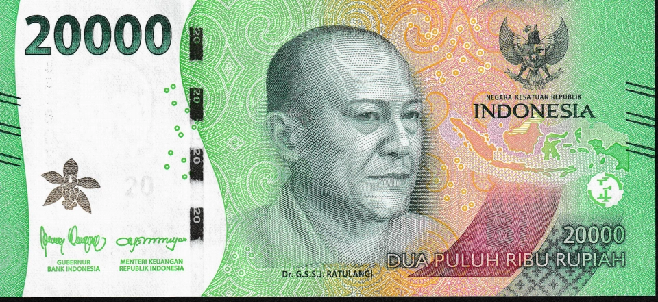 Imagem da frente da cédula