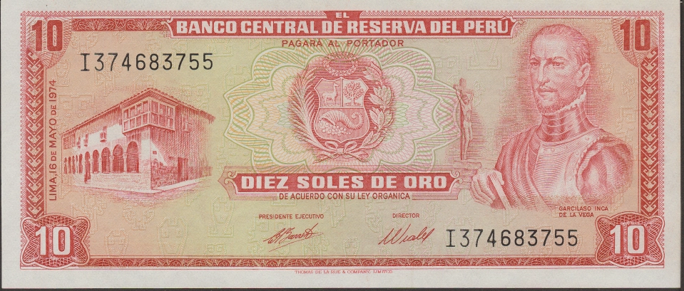 Imagem da frente da cédula